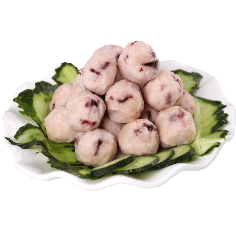 雄丰章鱼丸500g速冻肉丸小丸子豆捞火锅食材冷冻食品批发