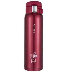 凯利男女不锈钢保温杯直身水杯学生弹跳随手杯儿童便携礼品商务杯