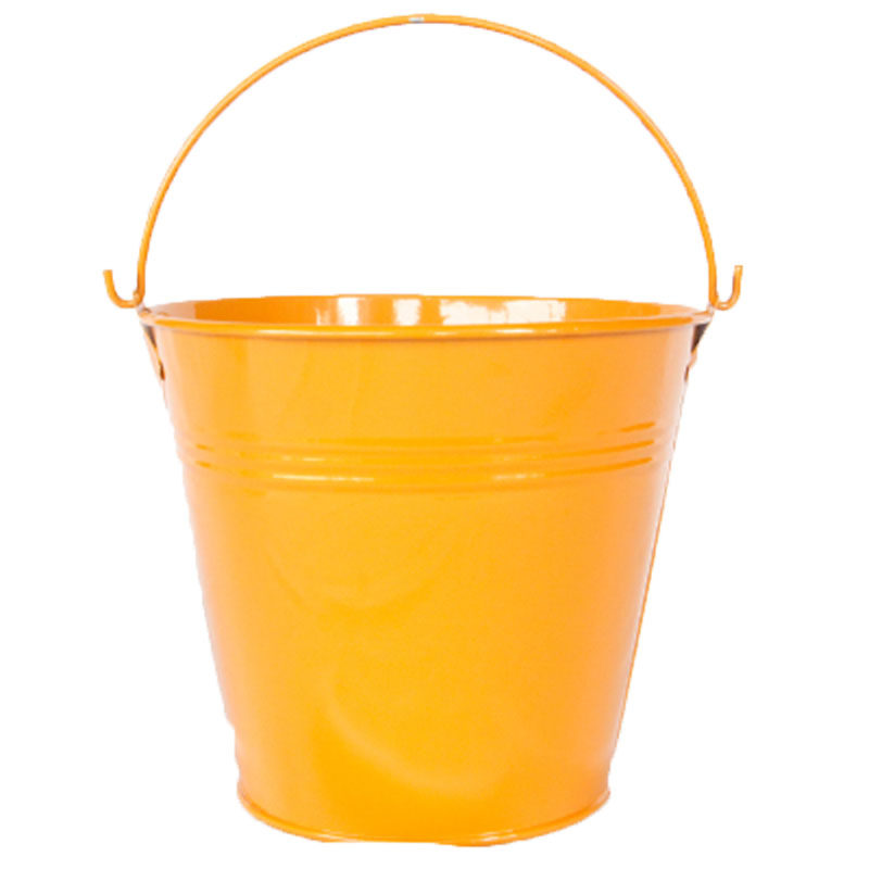 铁皮多肉花盆花桶玩具桶沙滩桶彩绘水桶百搭迷你糖果色小铁桶包邮-粉