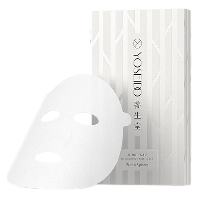 养生堂天然桦树汁面膜女补水保湿修护滋润提亮肤色紧致清爽舒缓