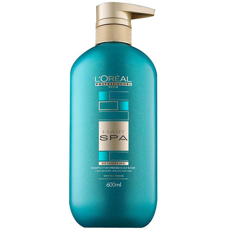 欧莱雅pro沙龙洗发水丝泉净化控油去油去屑改善头痒无硅油洗发露