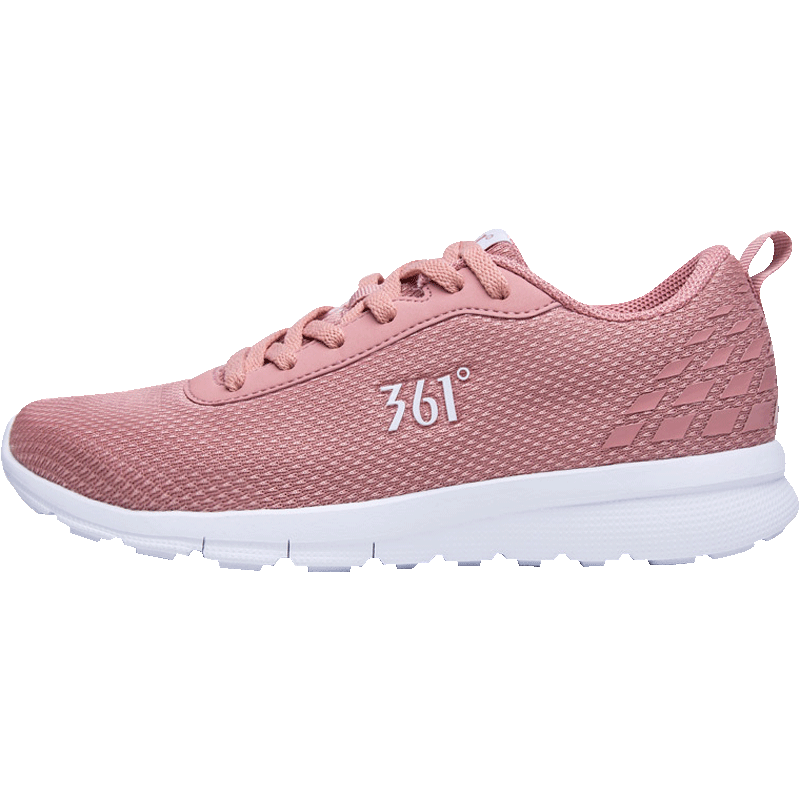 361女鞋运动鞋2020春季新款皮面361度正品休闲鞋子学生跑步鞋女 r