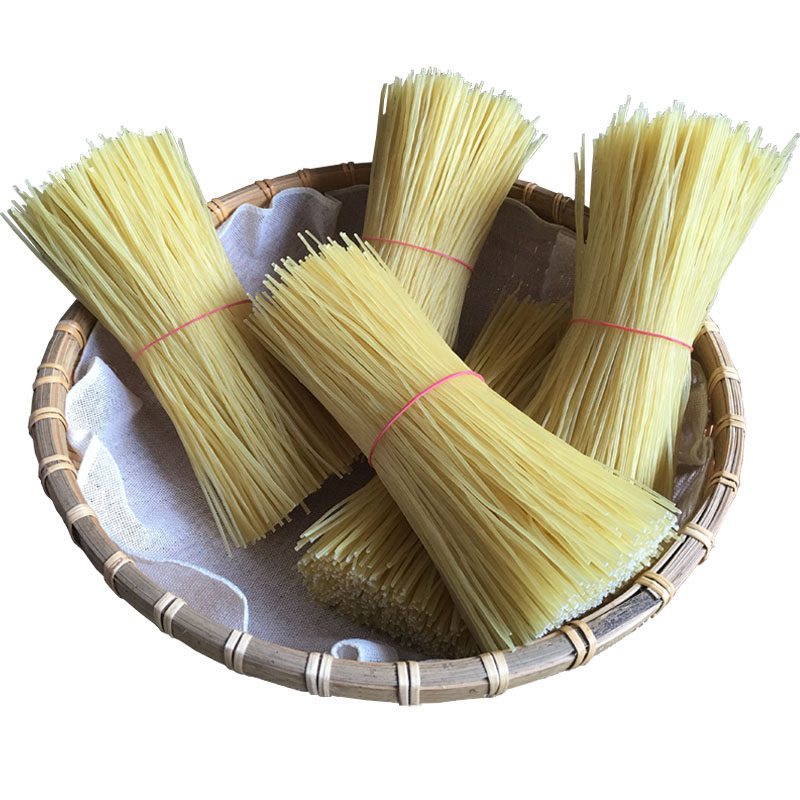 纯干细圆白牛筋面火锅麻辣烫专用细面花甲粉不断条整箱散装包邮