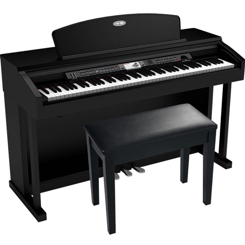 华星电钢琴88键重锤 专业幼师学生成人家用电子钢琴智能大屏幕k60