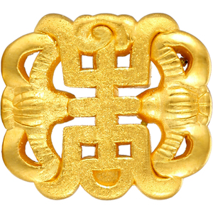 兴隆黄金古法花丝镂空转运足金精致路通女款手链手串手饰