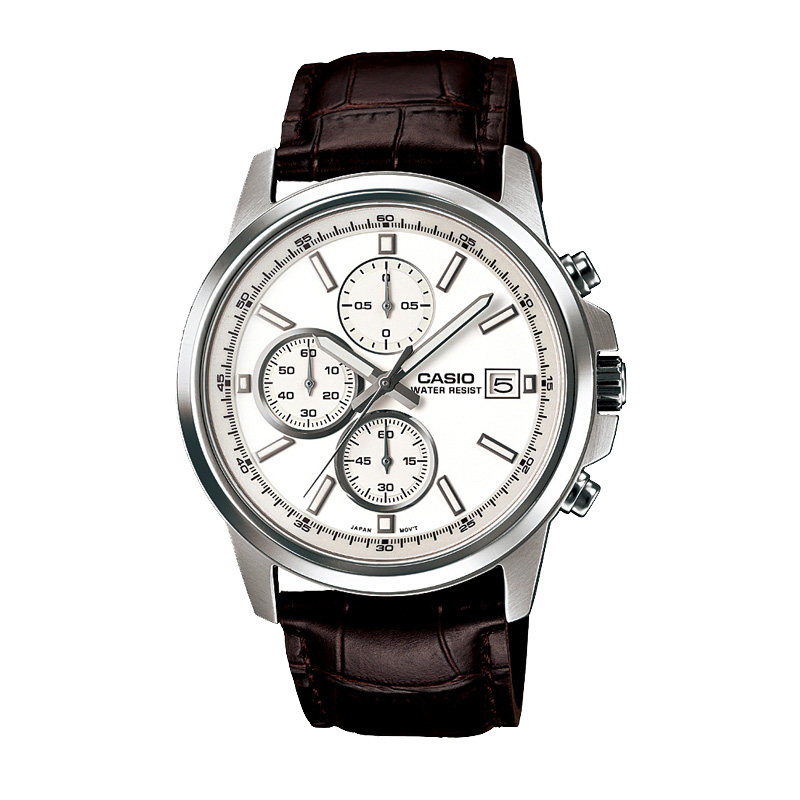 卡西欧手表男商务男士手表mth-5001l皮带夜光防水正品石英表手表 -