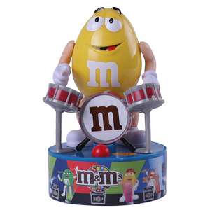 mms巧克力豆玩具站姿豆人罐mm豆儿童公仔糖果机玩具手办出糖机