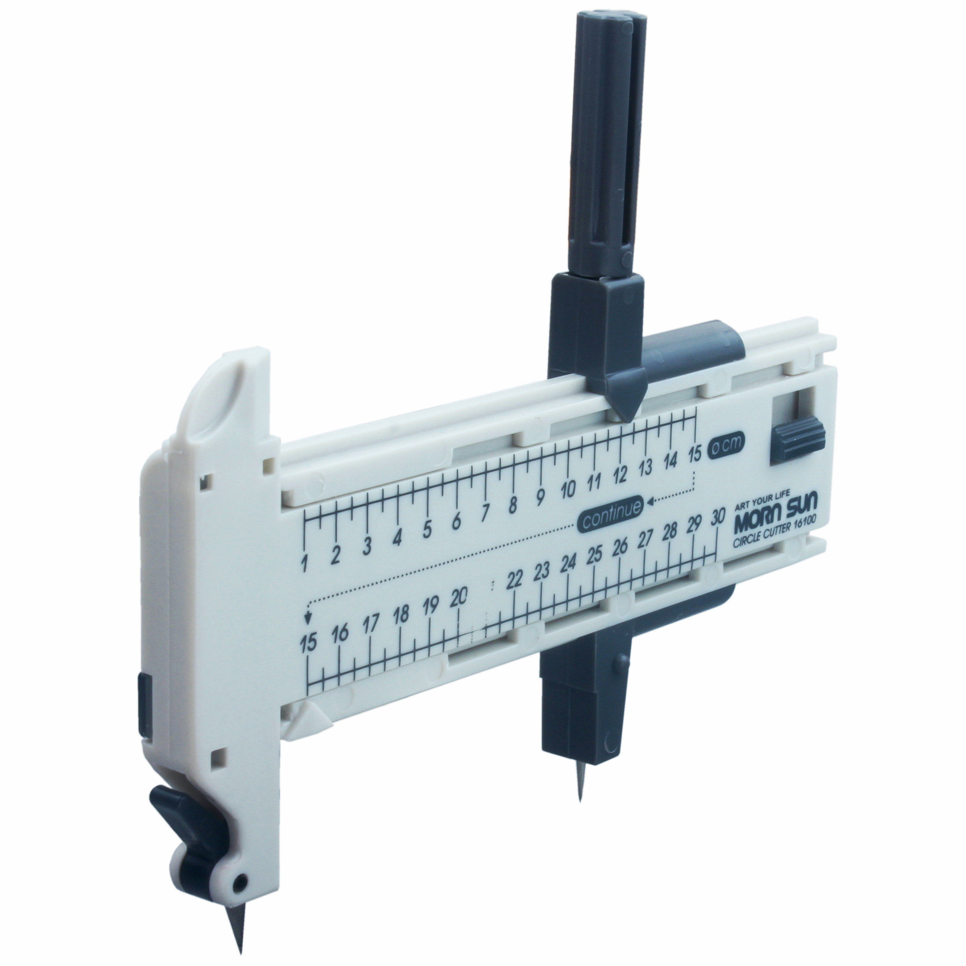 包邮 圆规刀 纸片切圆器 裁圆美工刀 画圆/切圆两用 直径12-300mm