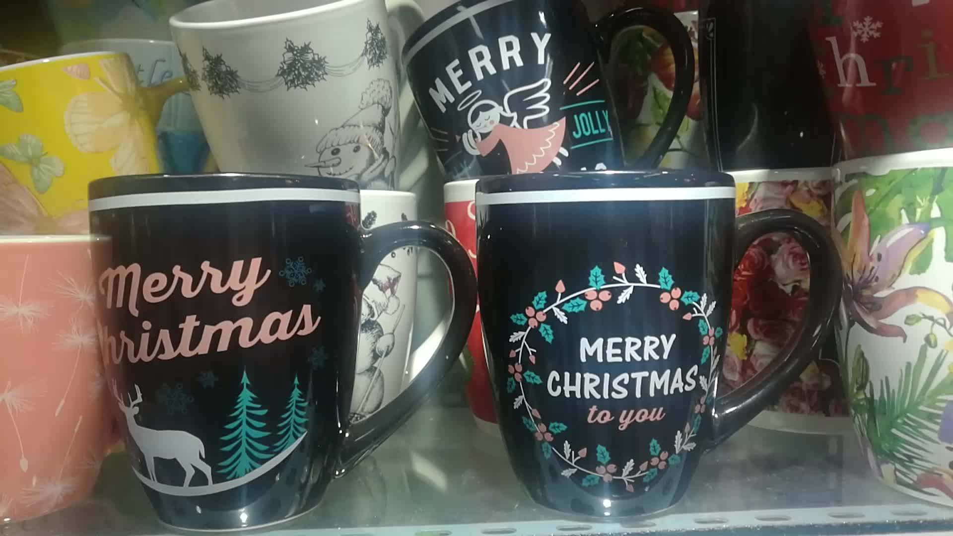11oz ceramic coffee mug with customized decal printing,best