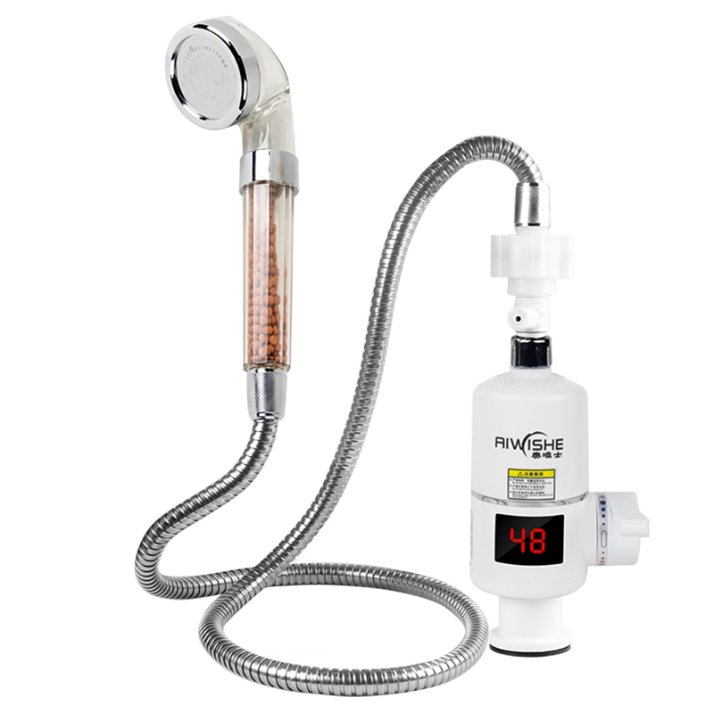 电热水龙头淋浴洗澡即热式快速速热加热过水热热水器洗淋两用神器
