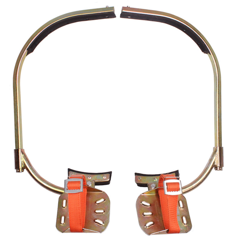 电工电线杆脚扣爬杆器新款电力登杆防滑铁鞋国标水泥杆脚爬钩脚板