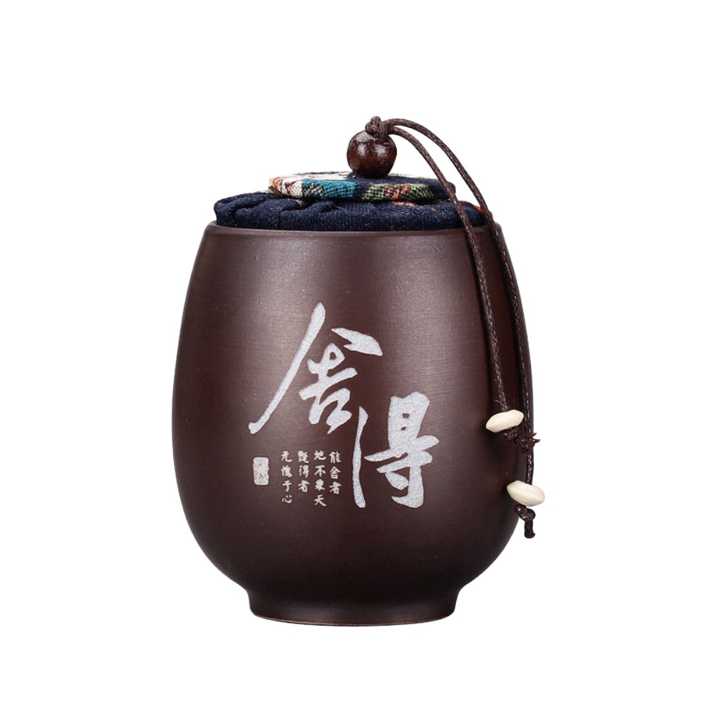 紫砂密封茶叶罐空罐子小号便携茶罐家用陶瓷储存罐小罐茶包装礼盒