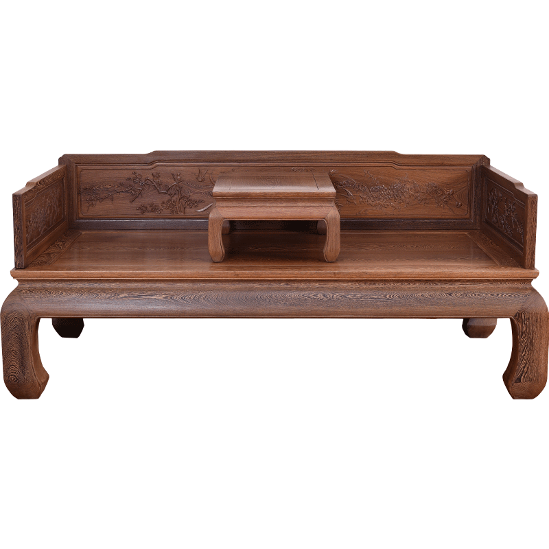 红木家具鸡翅木罗汉床榻实木中式仿古床榻美人榻沙发床卧榻罗汉塌