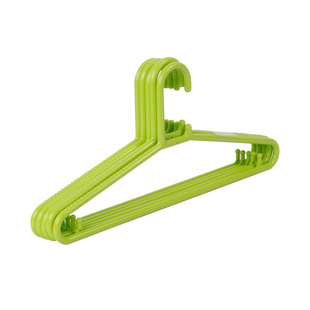 茶花正品塑料防滑无痕衣架0741衣服撑晾衣架太空衣架2支