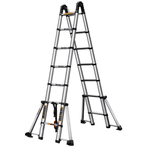 巴芬伸缩梯子家用加厚铝合金人字梯