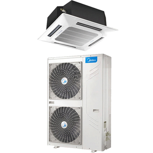 美的酷风大5匹家用风管机一拖一冷暖中央空调grd120t2w sy-cfa