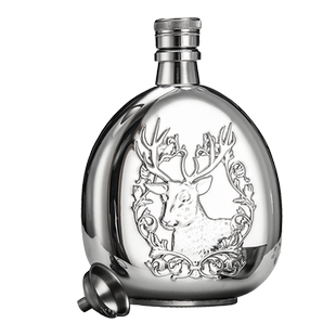 俄罗斯cccp加厚酒壶高档304不锈钢随身便携式5五斤装酒瓶进口金属