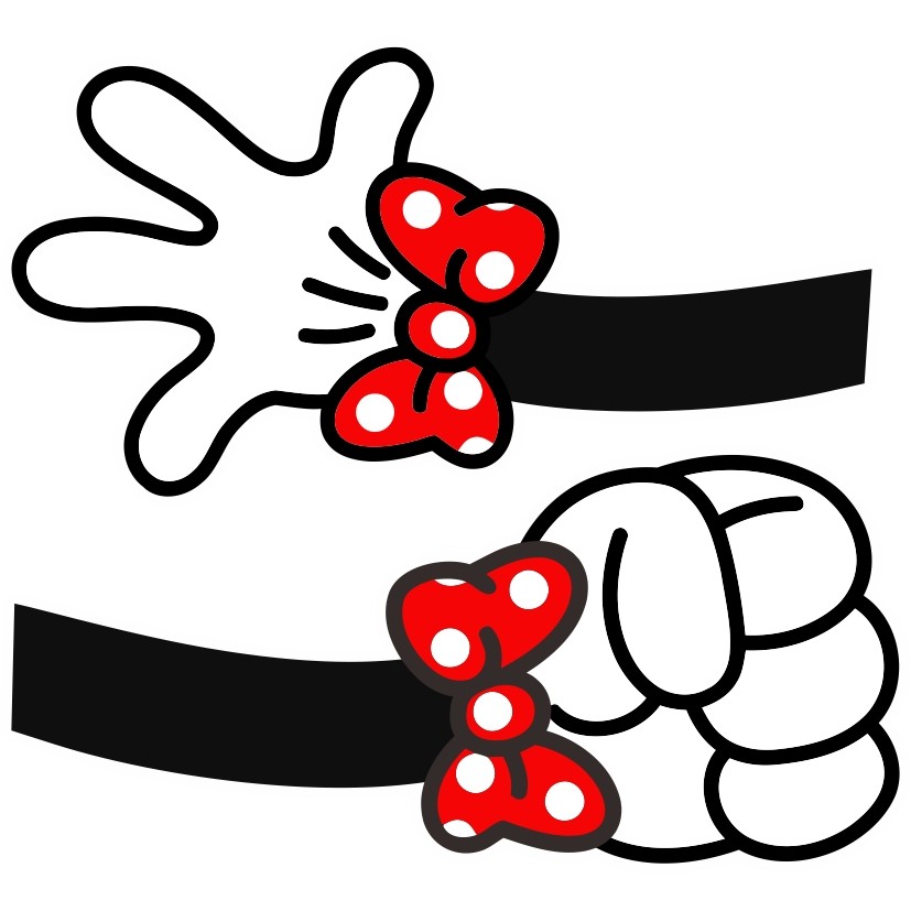 个性车贴 卡通可爱搞笑反光车贴 汽车门把手贴纸网红米奇防水创意