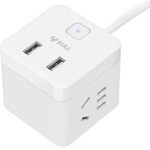 公牛圆盘插座家用usb转换器