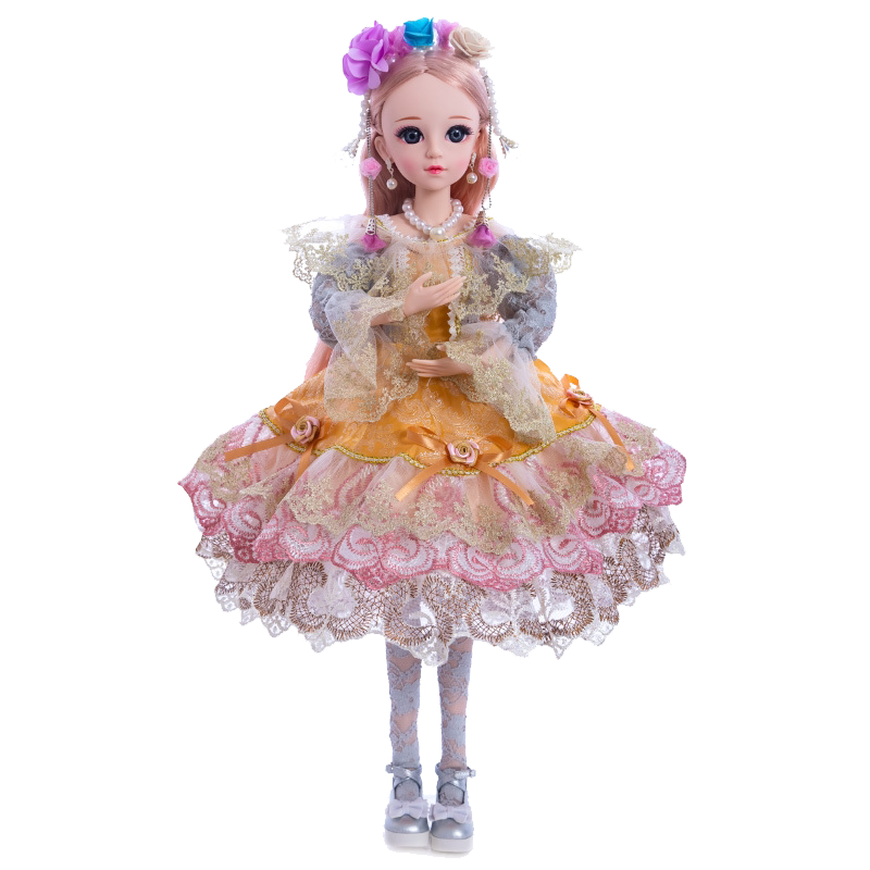 依甜芭比大号60厘米cm洋娃娃套装超大女孩公主仿真玩具衣服单个布