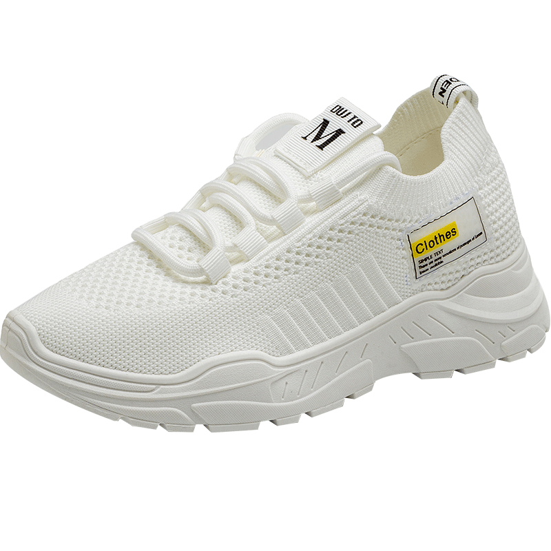 大东女鞋2020春夏季新款休闲中跟平底防滑字母套脚运动鞋20z8005