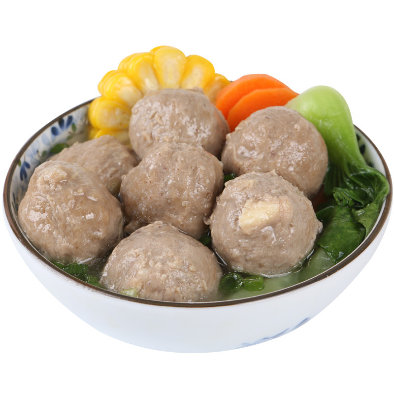 雄丰牛筋丸500g肉丸火锅料麻辣烫丸子速冻食品餐饮食材美食