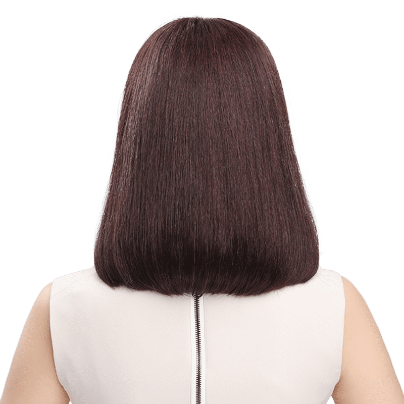 真发假发套女中长发 逼真自然全头套式网红女士假头发 全真人发丝