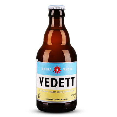 威赛帝斯 比利时原瓶进口 白熊白啤小麦啤酒 330ml*8瓶整箱组合