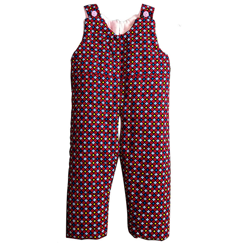 宝宝手工棉衣婴幼儿棉花棉裤男童女童加厚裤子儿童小孩冬季长裤装