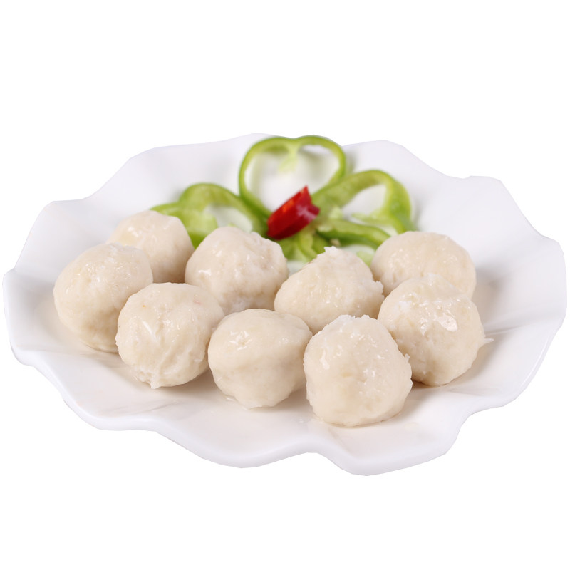 雄丰墨鱼丸500g包装花枝鱼丸子肉丸鱼糜制品关东煮火锅食材批发