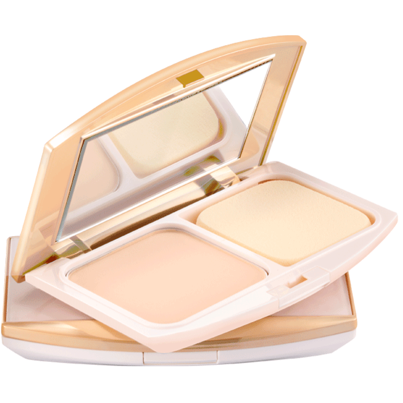 花妍丽粉饼孕妇定妆持久遮瑕控油防水散粉修容干湿两用粉底女学生