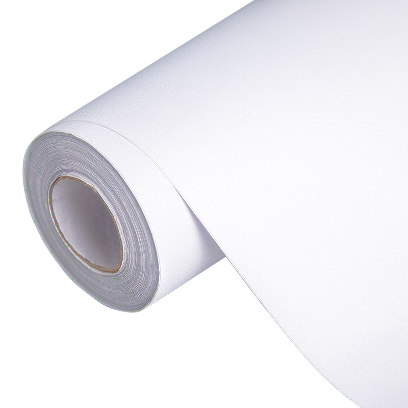 纯白色墙纸自粘防水防潮背景墙卧室温馨宿舍墙贴10米壁纸桌面贴纸