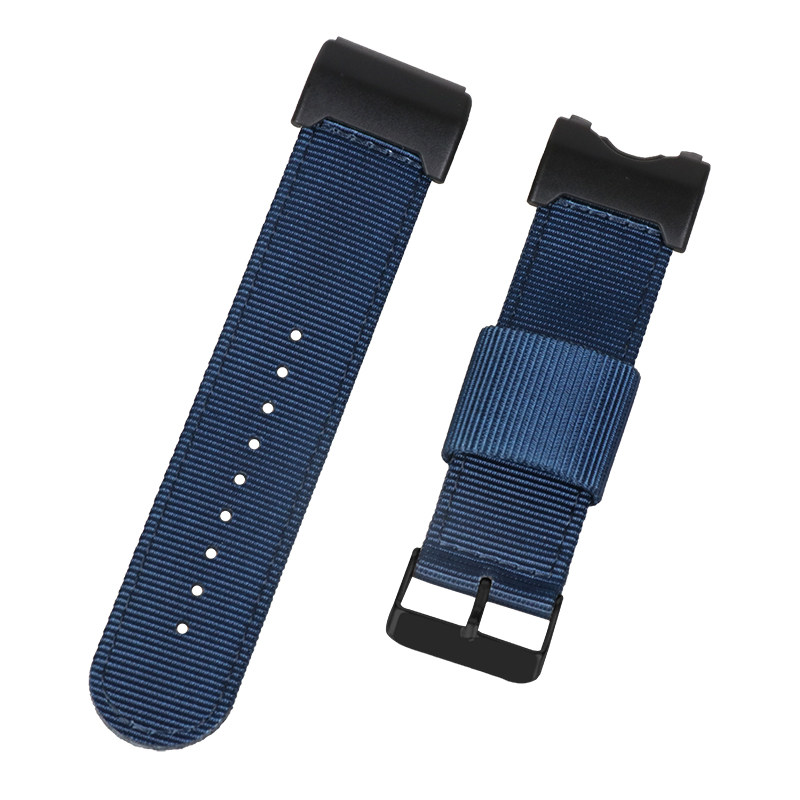 适用卡西欧g-shock大泥王尼龙表带gwg-1000gb运动腕带帆布手表带