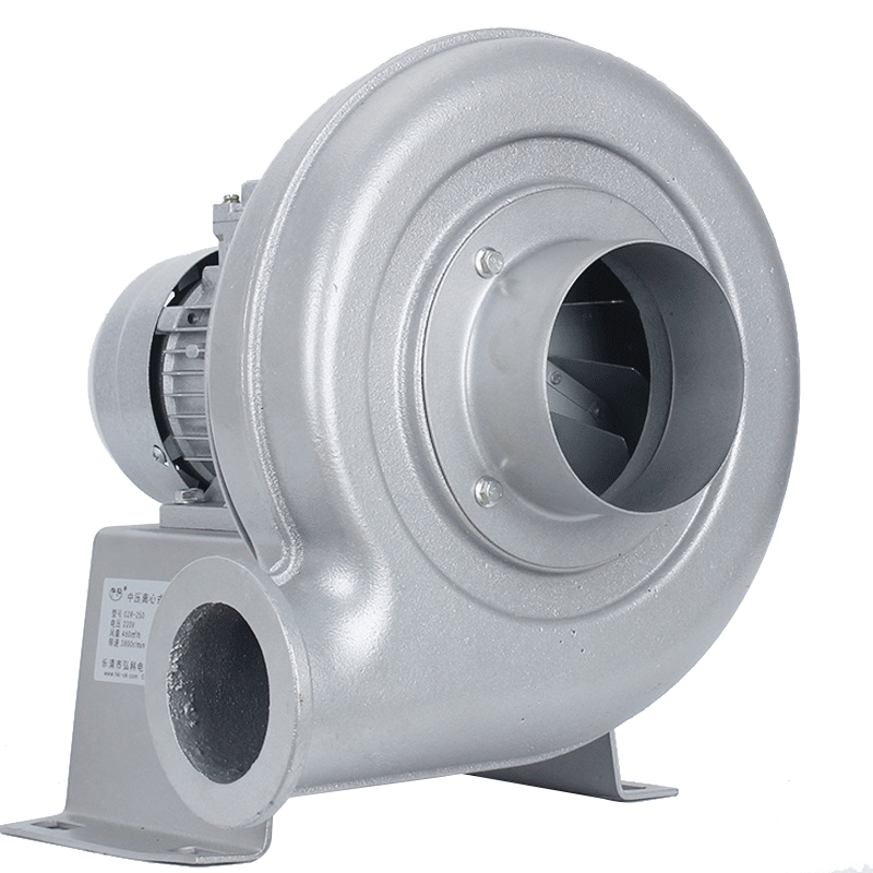 铝壳离心式中压风机气模拱门风机220v鼓风机吸尘吸气250w370w550w
