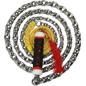 新款304不锈钢健身甩鞭响鞭麒麟鞭