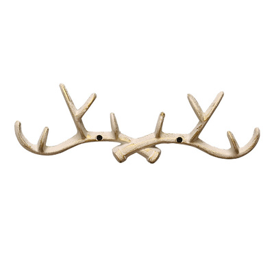 创意鹿角进门玄关钥匙挂架挂衣架