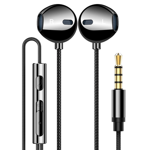 摩斯维 耳机入耳式圆孔有线高音质降噪苹果vivo华为oppo小米手机电脑