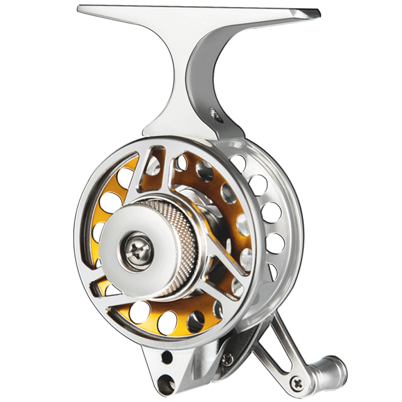 冠路 全金属超轻高脚前打轮长脚带泄力速比倍速轮冰钓飞钓轮渔轮