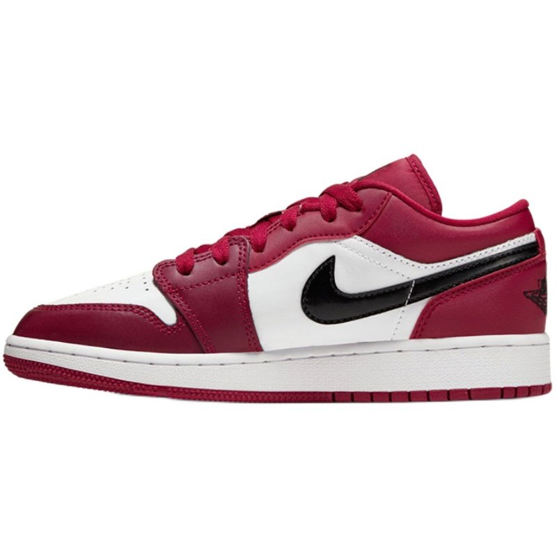 库客air jordan 1 aj1 low酒红芝加哥男鞋女鞋篮球鞋553558-604