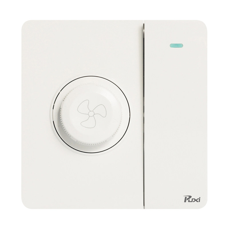 电风扇开关调速器带一开 86型暗装无极吊扇调速器220v无极变速器