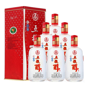 宜宾五粮醇红淡雅满天星42度/50度整箱500ml*6瓶浓香型纯粮食白酒