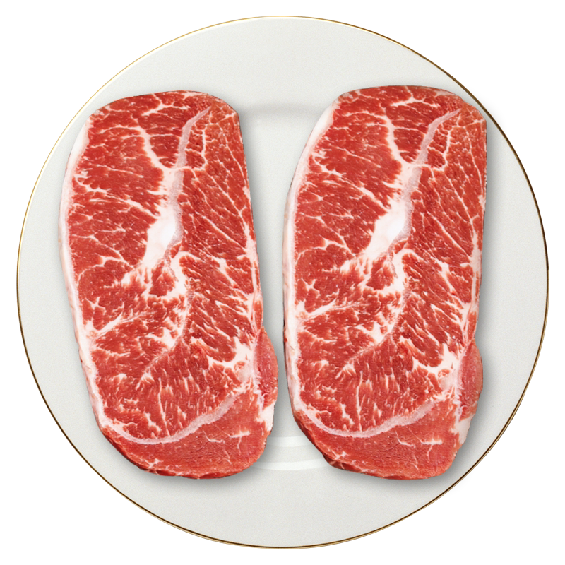 维锦记澳洲进口原切牛排套餐新鲜雪花牛肉扒牡蛎生鲜厚切非腌制