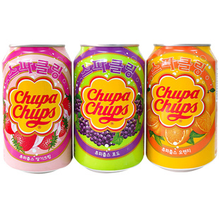 韩国进口珍啵乐珍宝珠汽水真宝珠碳酸饮料含气果味汽水345ml*4瓶 券