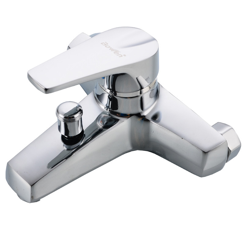 卫浴 三联淋浴龙头 浴室精铜冷热浴缸水龙头花洒套装 暗装混水阀