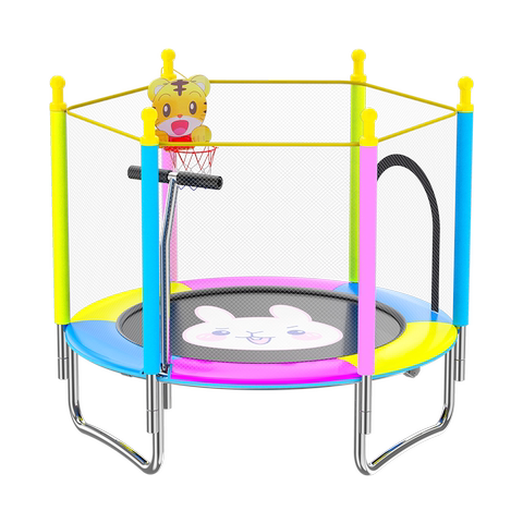 蹦蹦床儿童家用室内带护网小型小孩折叠家庭弹跳床宝宝蹭蹭跳跳床
