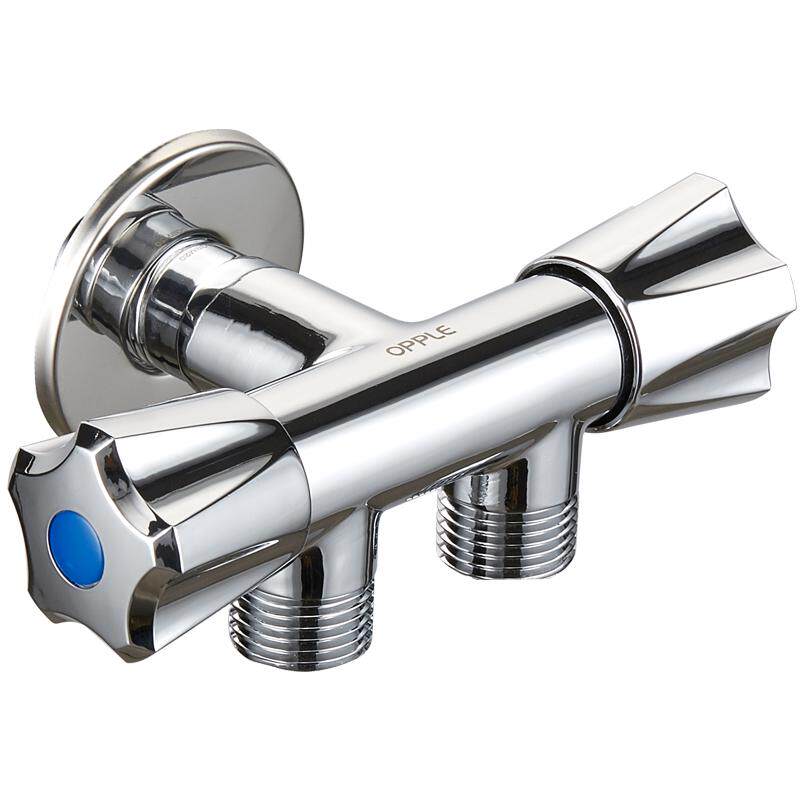 欧普一进二出洗衣机专用水龙头接头 拖把池快开单冷角阀一分二q