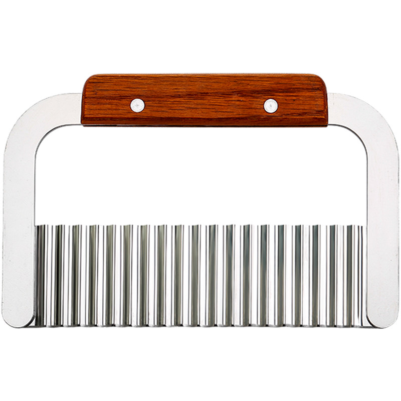 波浪刀不锈钢狼牙土豆刀切条器切薯条波纹形刀土豆切花刀切菜器