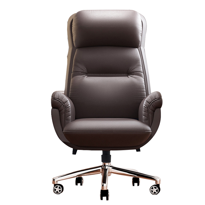 木野老板椅真皮商务时尚简约家用可躺睡电脑椅办公转椅子升降座椅