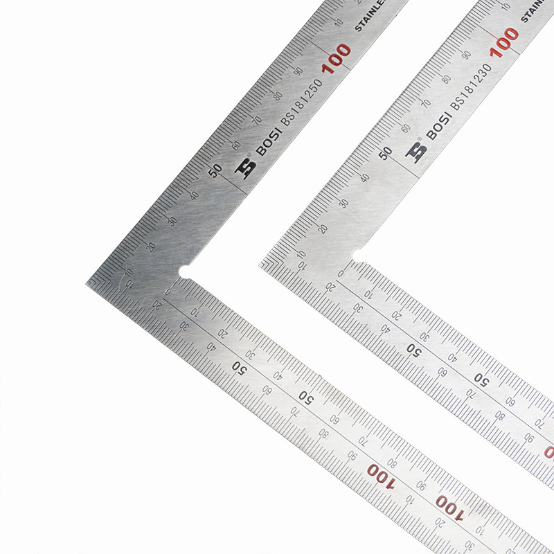 加厚不锈钢直角尺钢角尺300/500mm拐尺90度方尺30/5