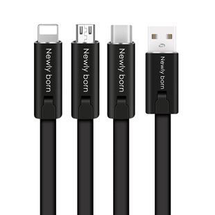 iphone再生数据线双头可剪修复快充tpc-c安卓充电线usb3.0多功能